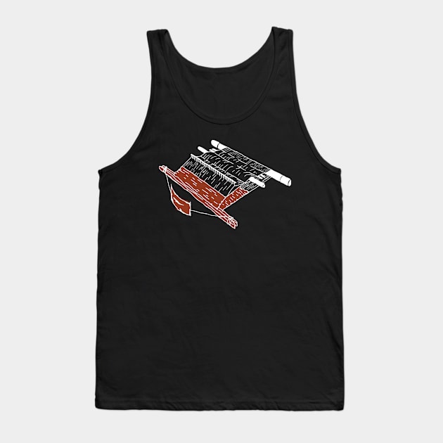 Traditional Loom Vintage Retro Artwork Tank Top by Merchsides